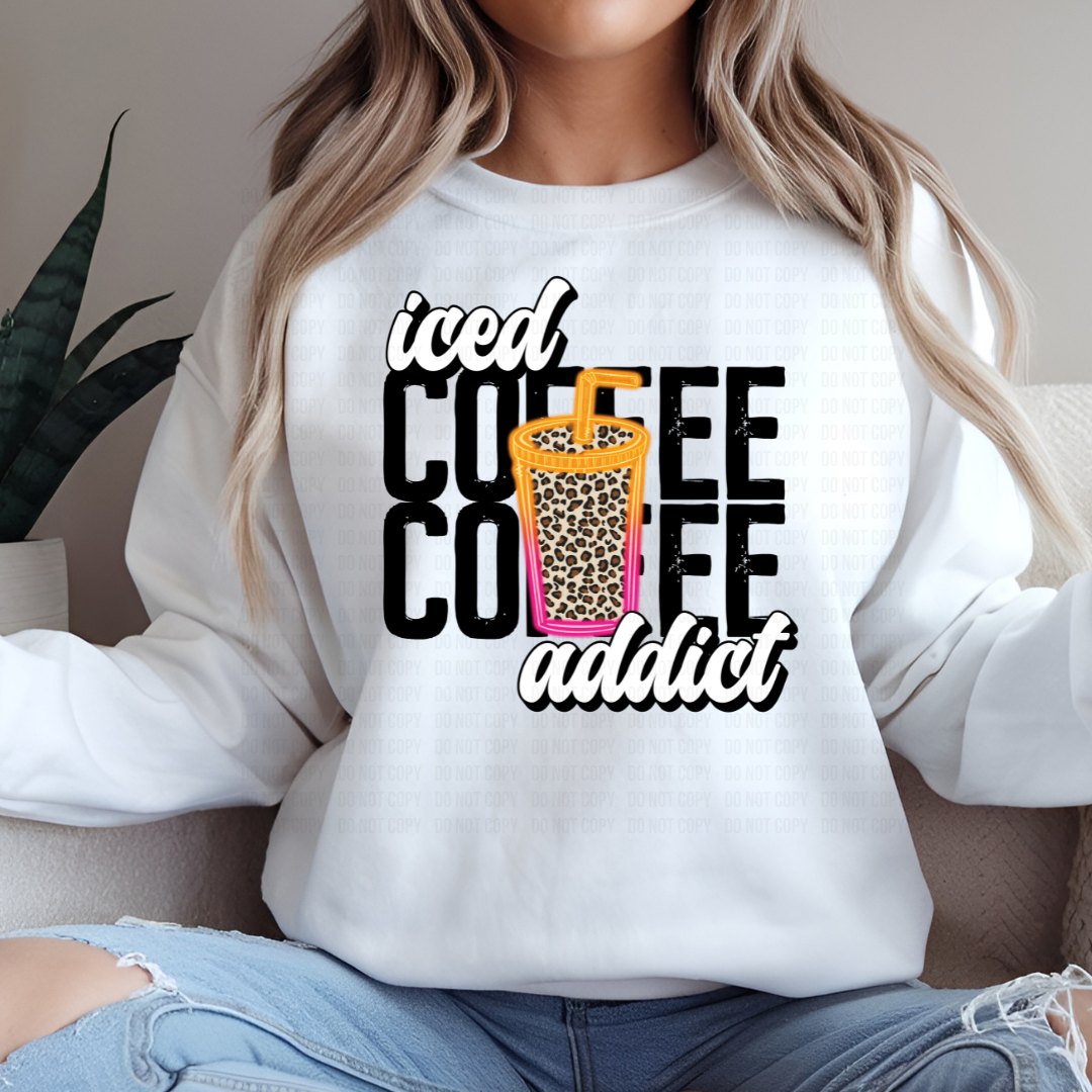 Iced Coffee Addict DTF