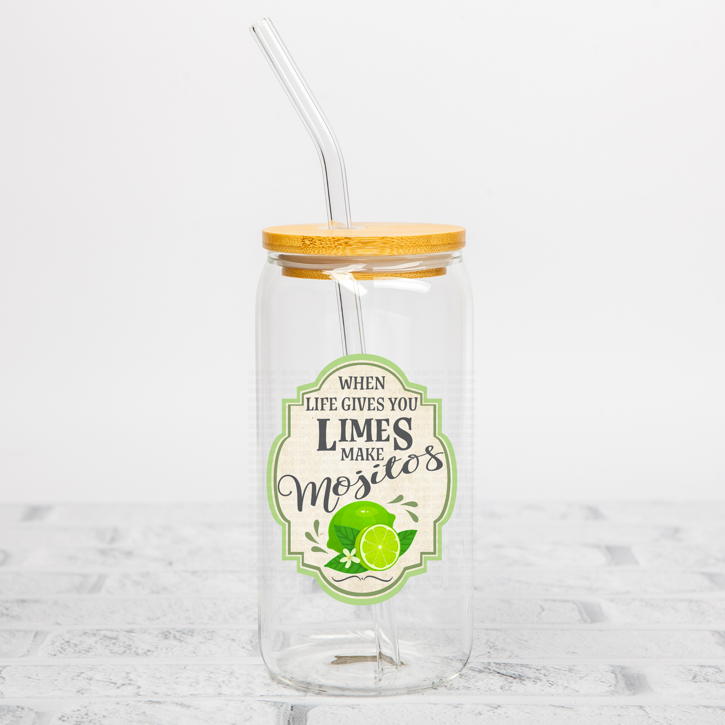 Mojitos Label UVDTF Decal