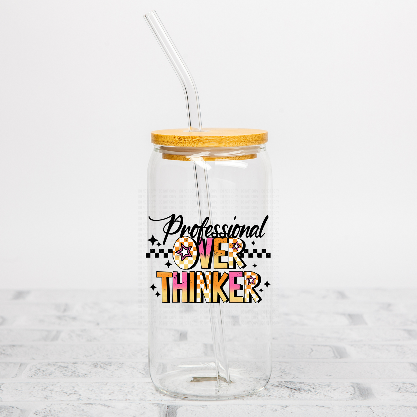 Professional Overthinker UVDTF Decal