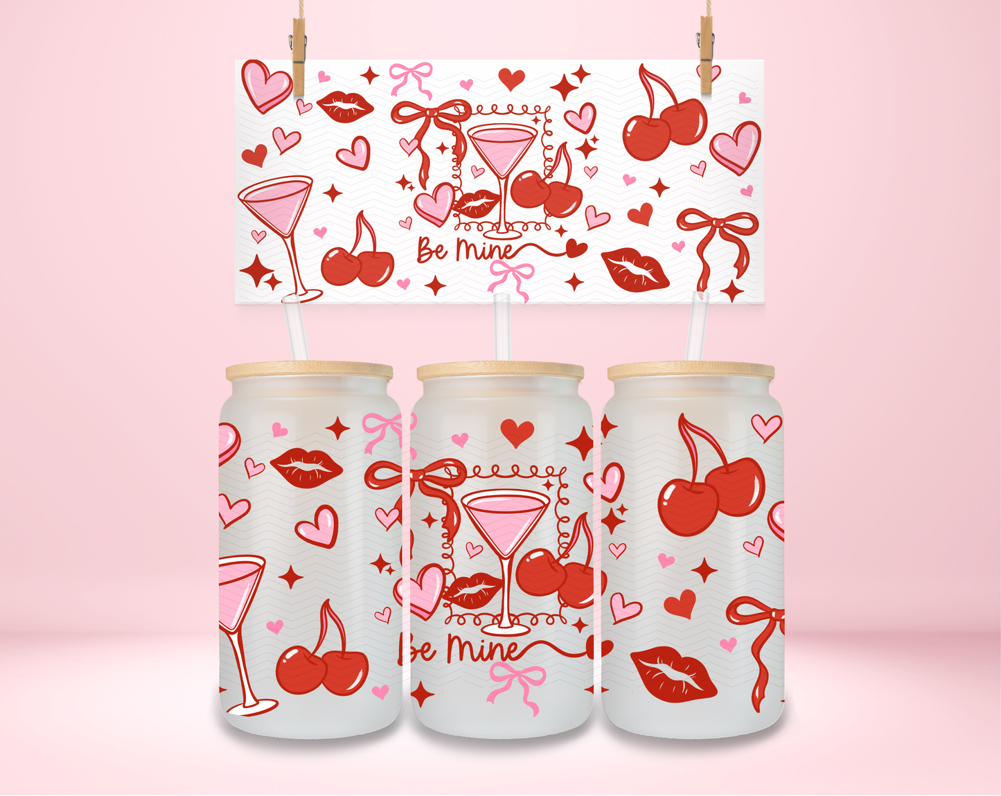 Be Mine Martini UVDTF Wrap