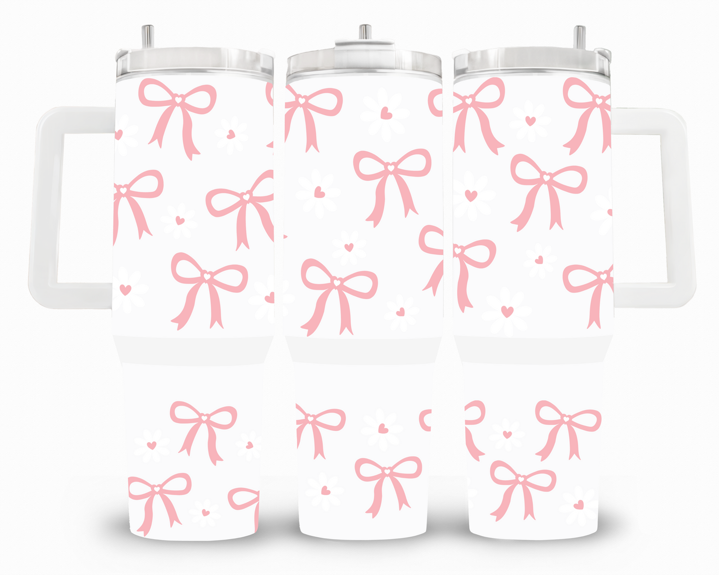 Bows and Daises Coquette 40oz UVDTF Wrap