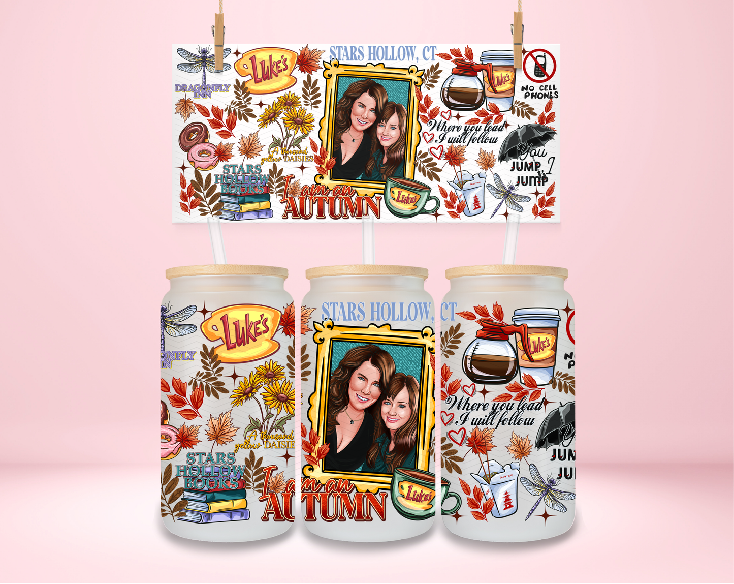 G Girls Collage UVDTF Wrap