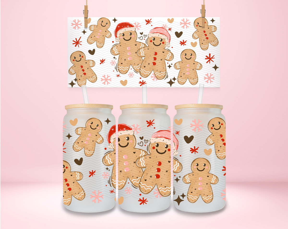 Gingerbread Family UVDTF Wrap