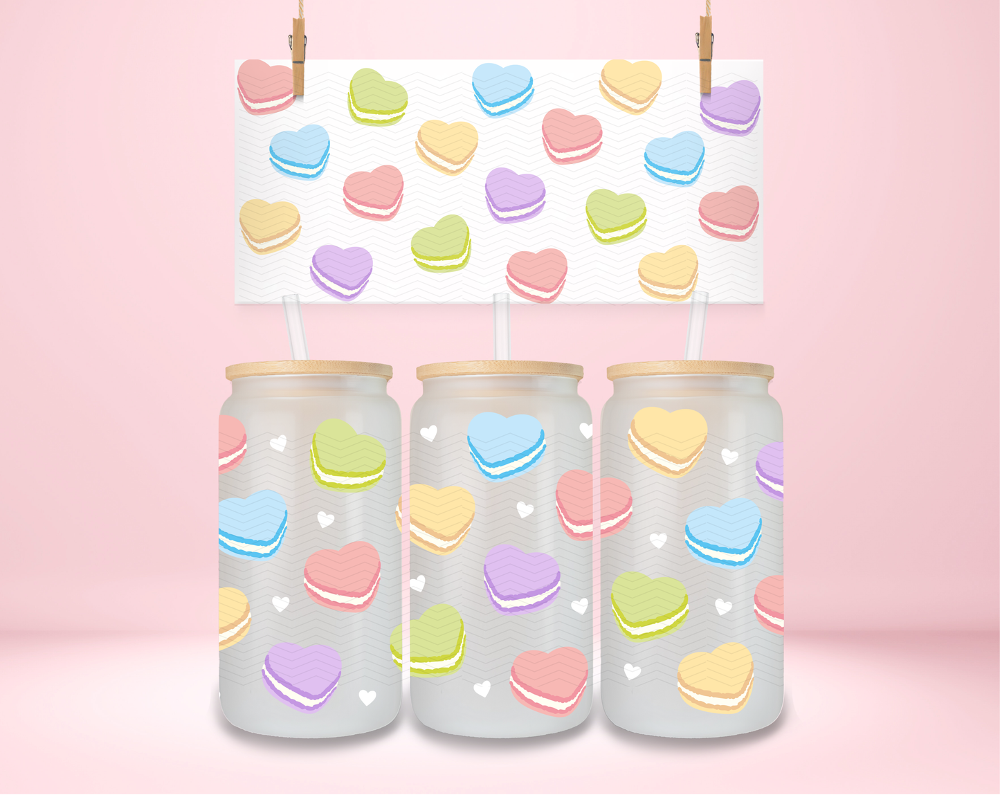 Heart Macarons UVDTF Wrap