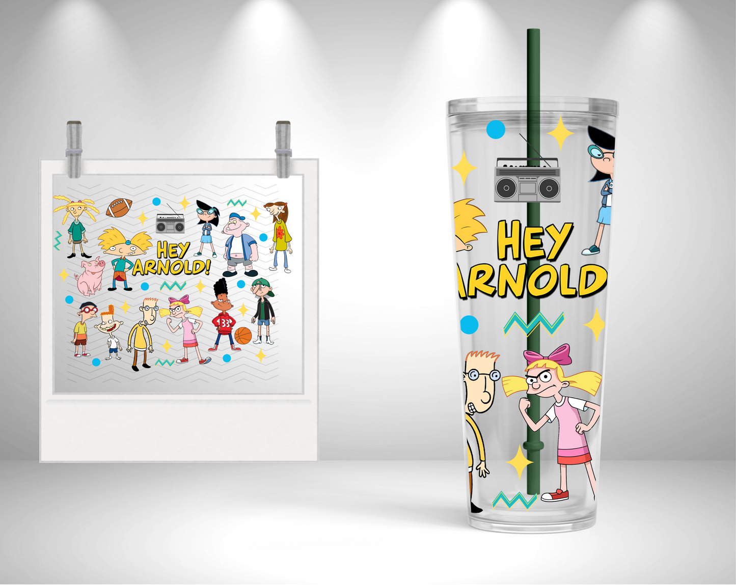 Hey Arnold 24oz UVDTF Wrap