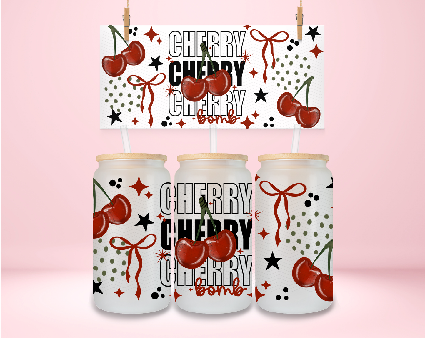 Cherry Bomb UVDTF Wrap