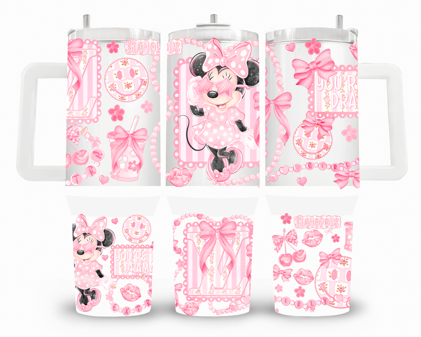 Glamorous Mouse Girly 40oz UVDTF Wrap