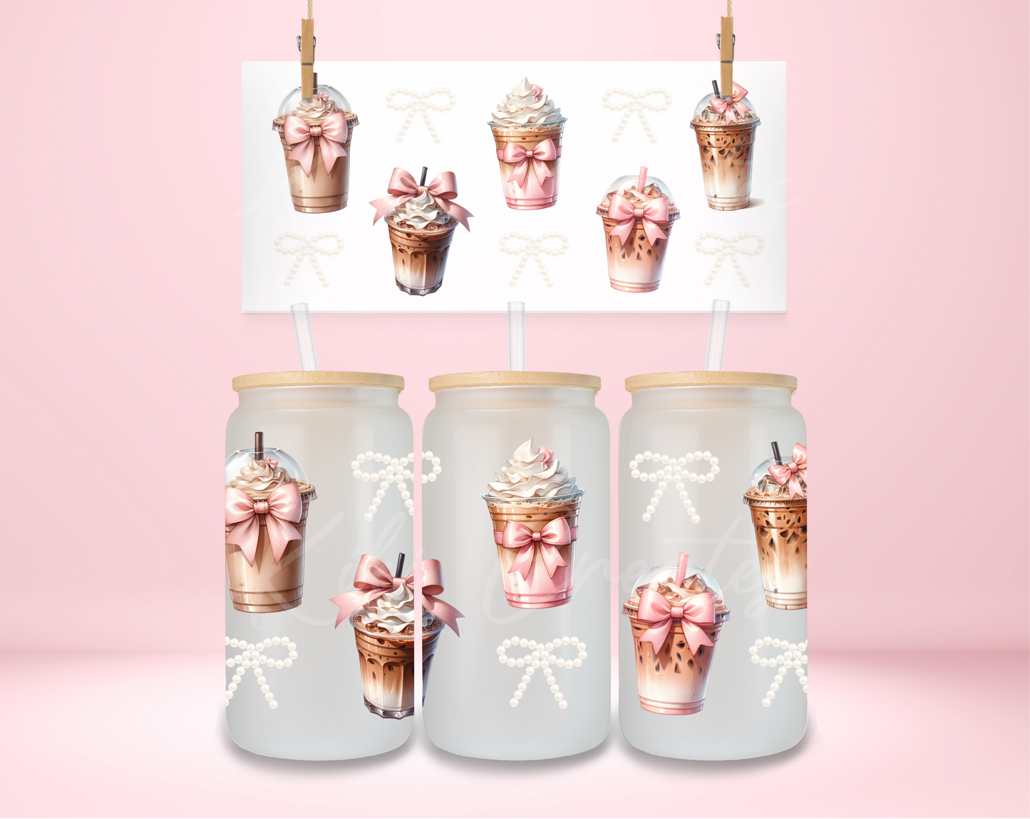 Fancy Coffee Coquette UVDTF Wrap