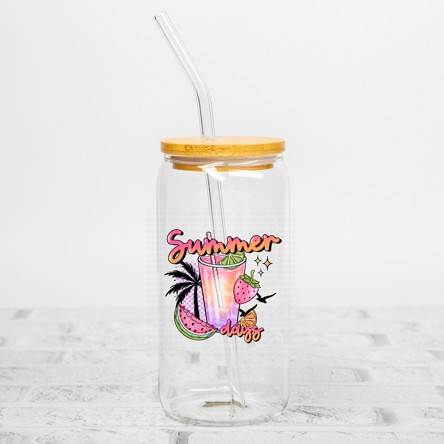 Summer Days UVDTF Decal