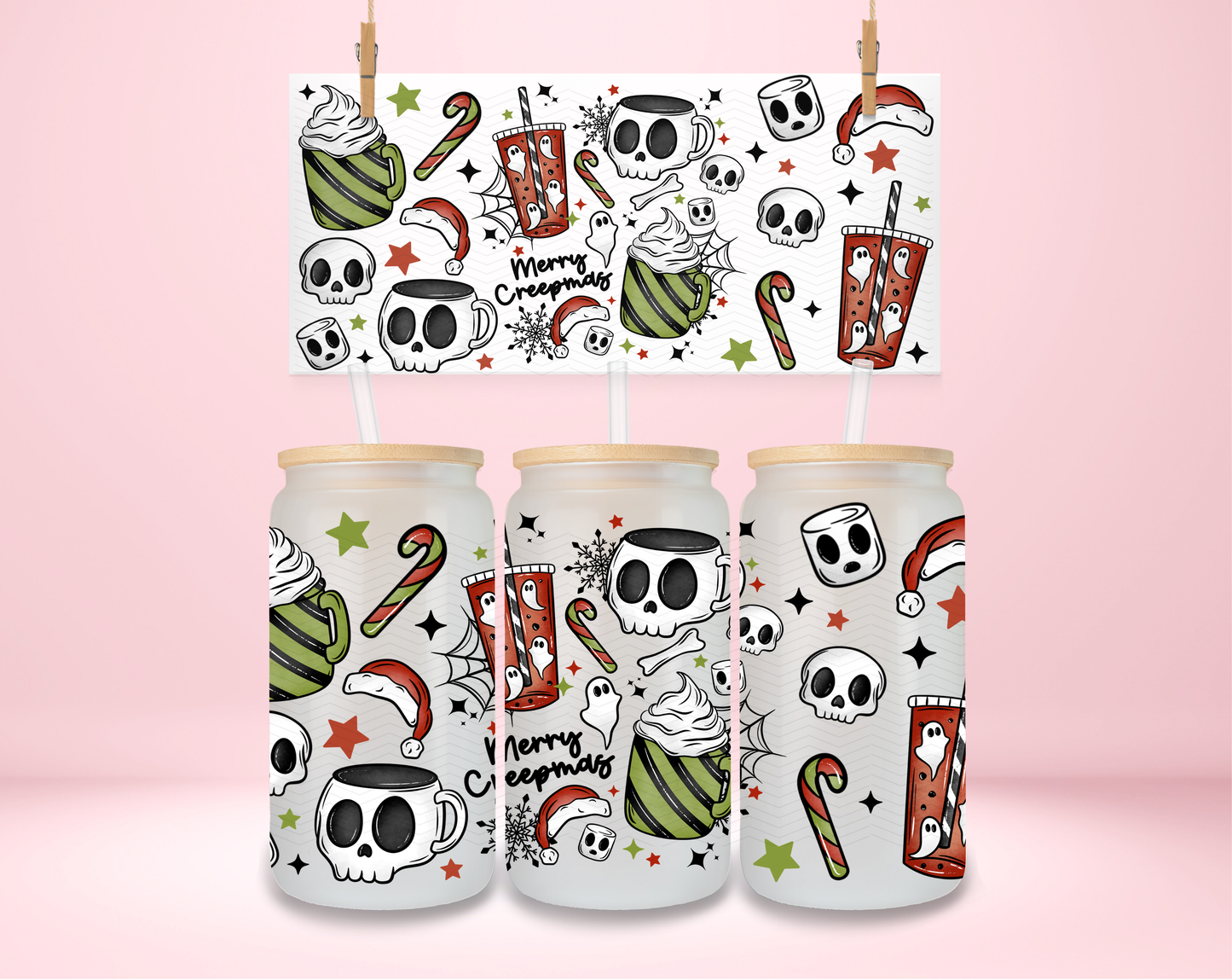 Merry Creepmas UVDTF Wrap