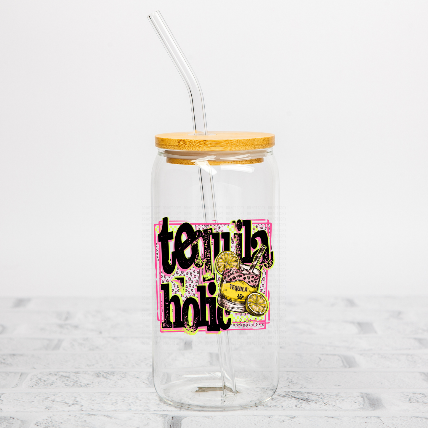 Tequila-holic UVDTF Decal