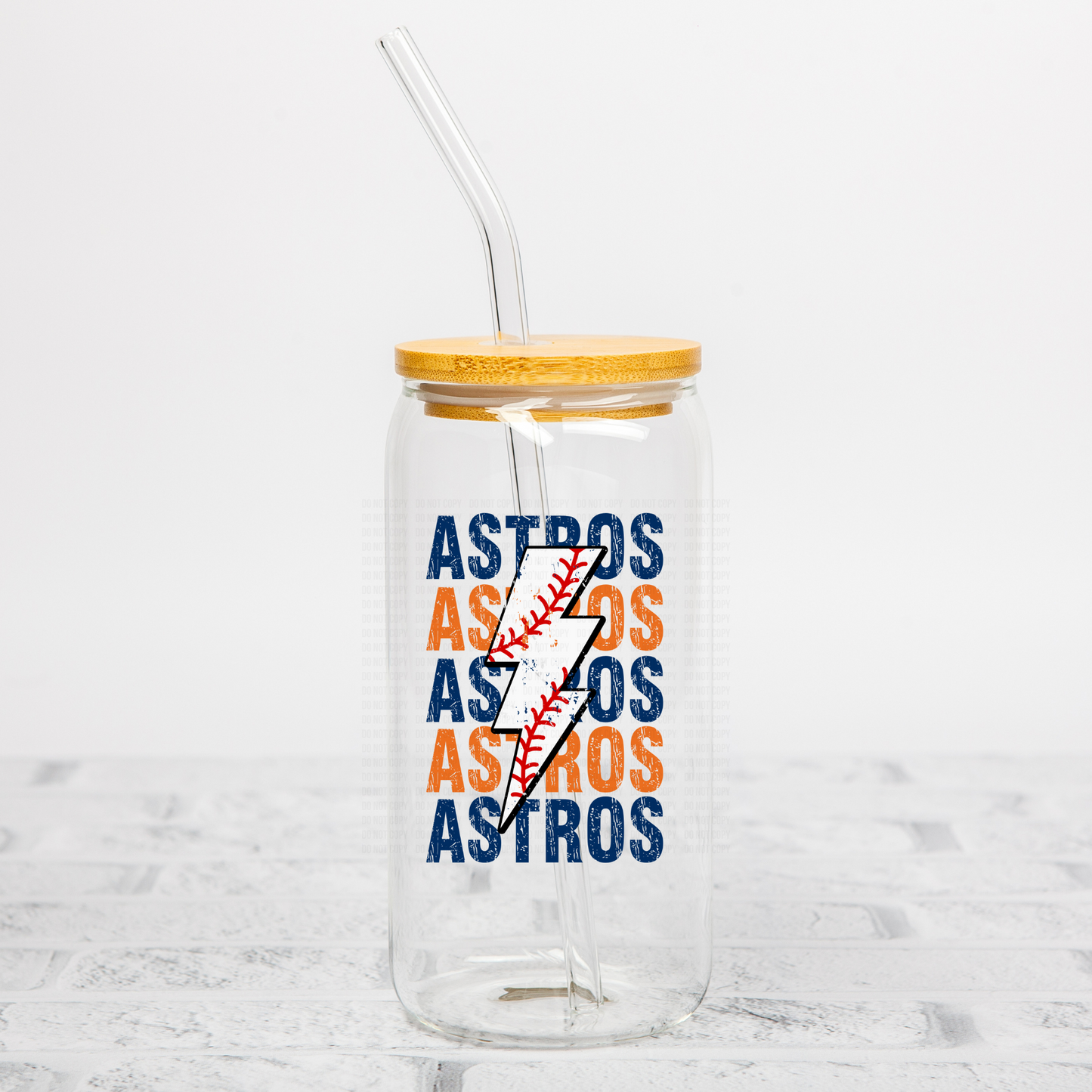 Astros Bolt UVDTF Decal