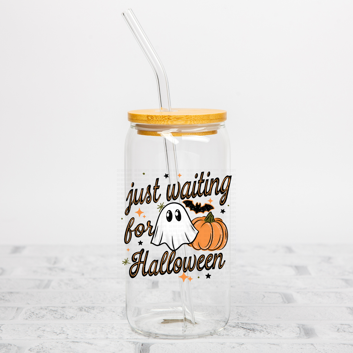 Waiting for Halloween Ghost UVDTF Decal