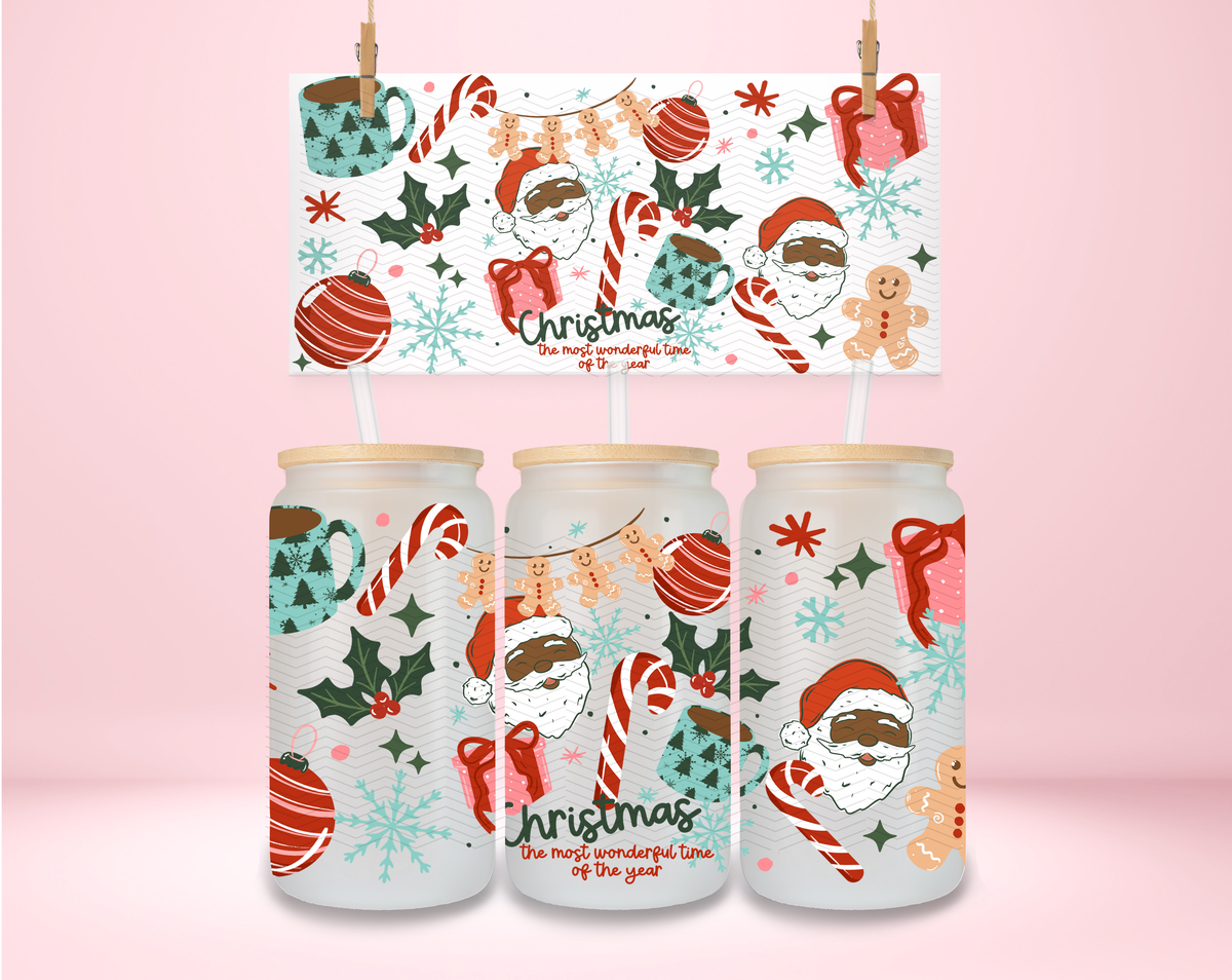 Christmas Things Dark Skin Skintone UVDTF Wrap