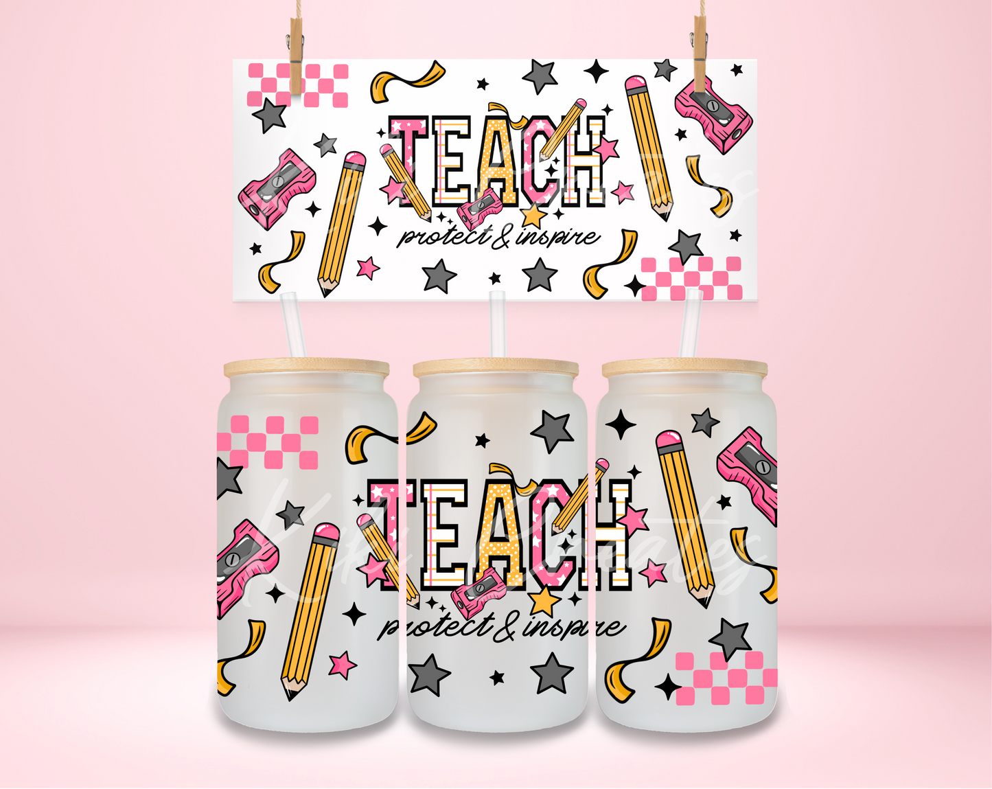 Teach, Protect and Inspire UVDTF Wrap