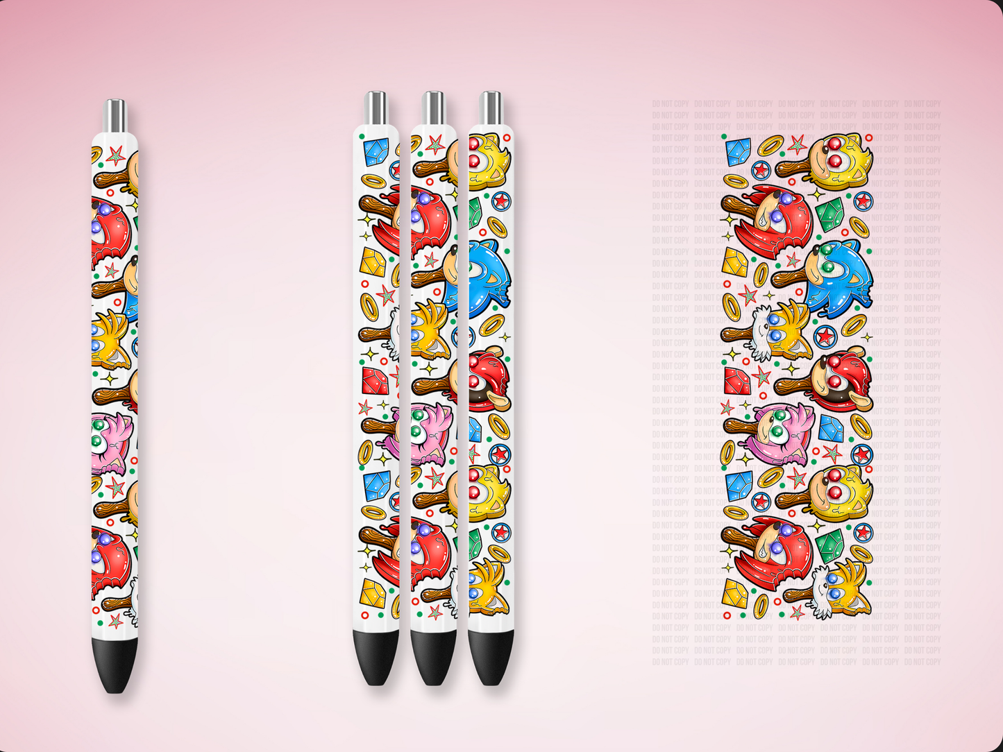 Sonic Ice Cream Pen Wrap