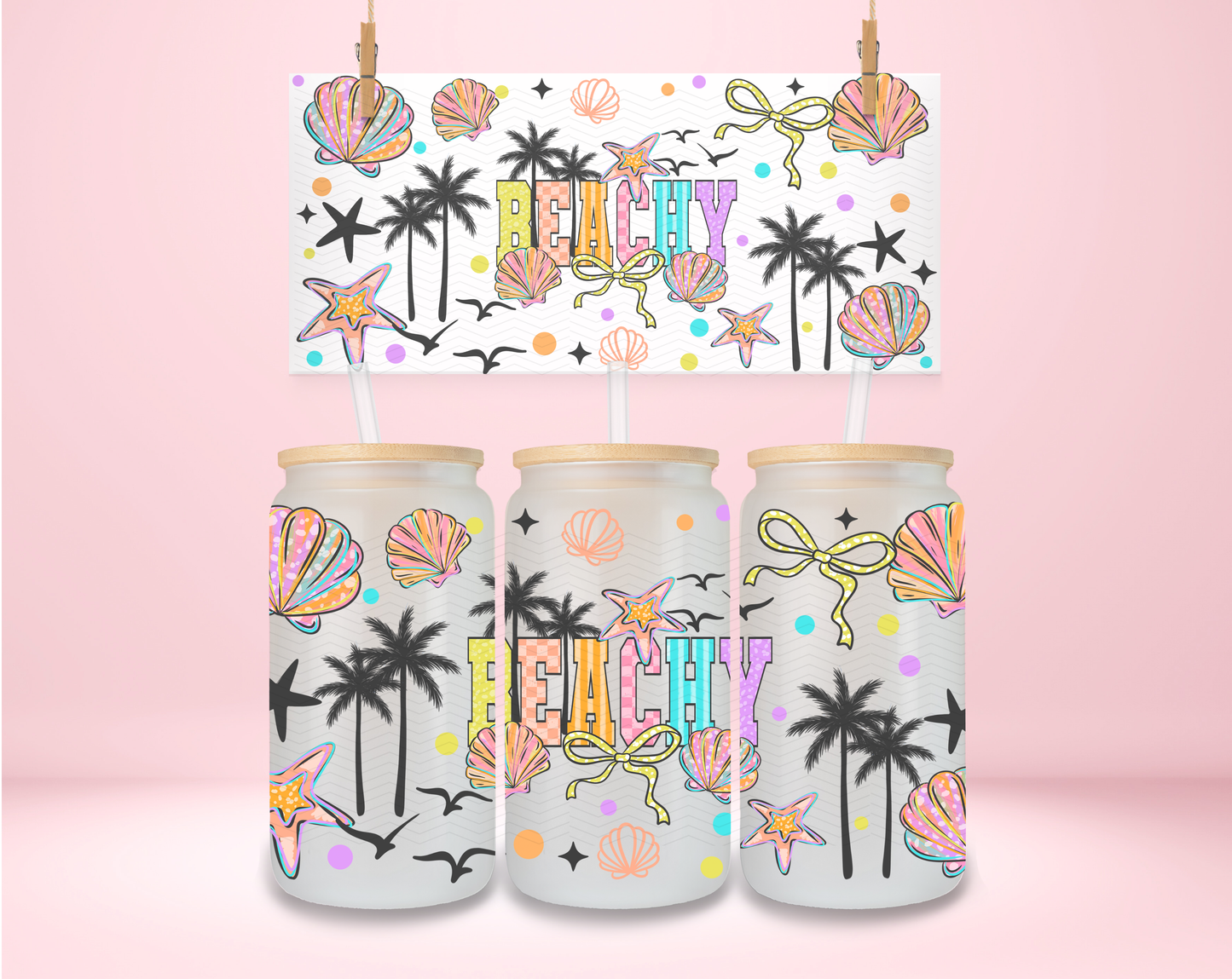 Beachy Coquette UVDTF Wrap