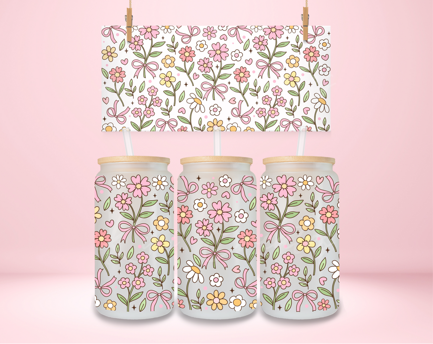 Spring Floral UVDTF Wrap