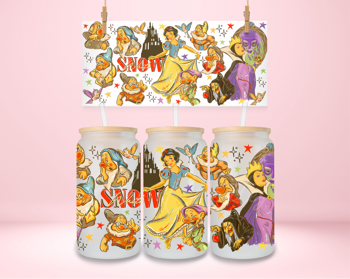 Snow White UVDTF Wrap