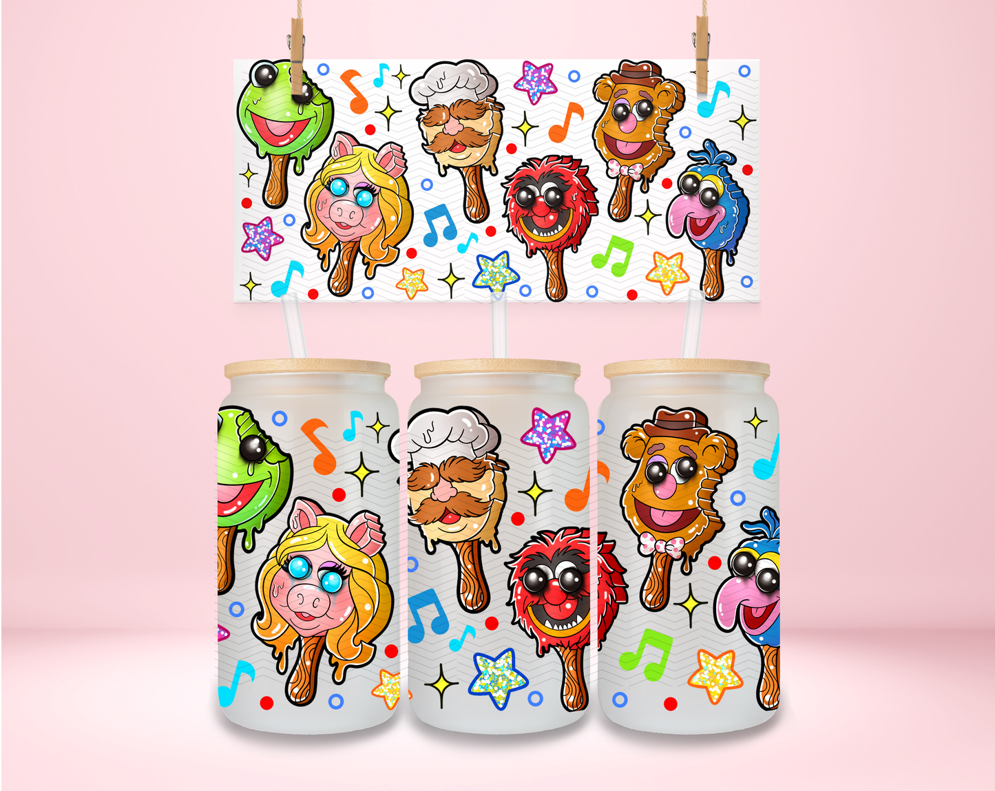 Muppet Baby Ice Cream UVDTF Wrap