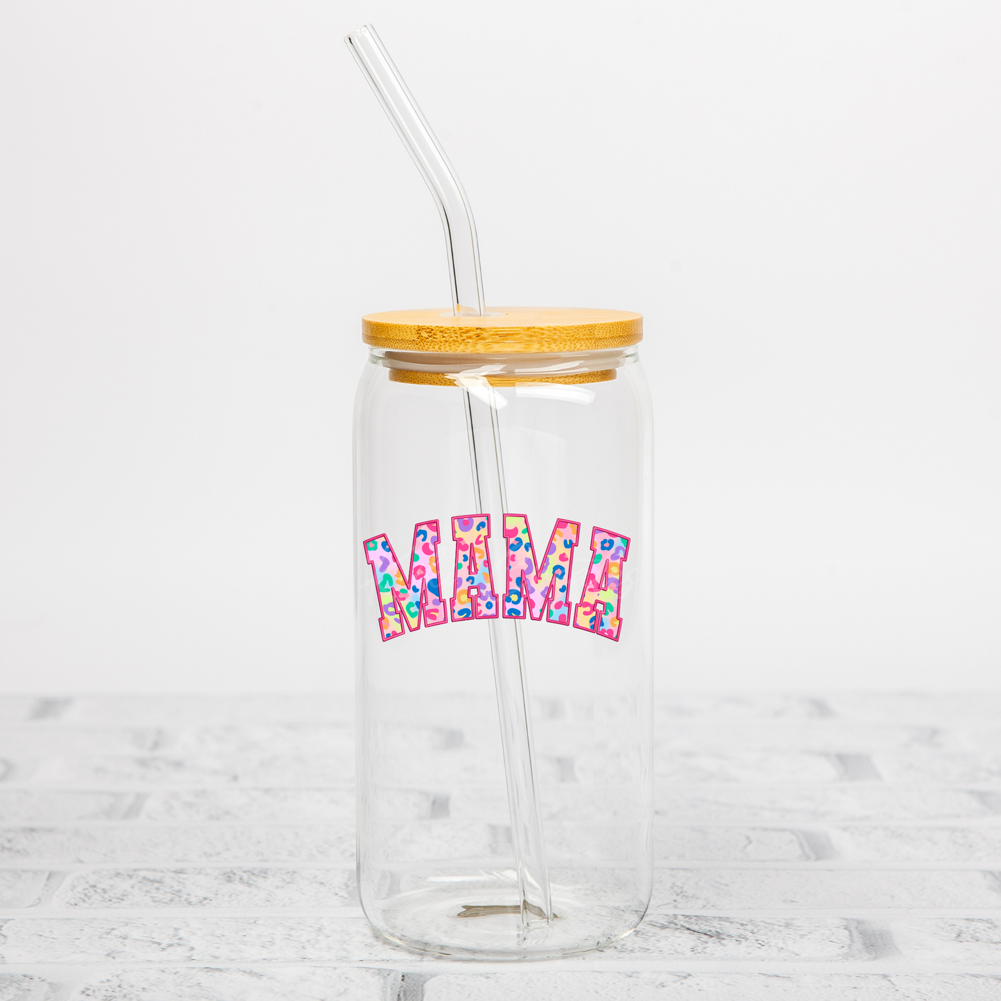 Colorful Leopard Mama UVDTF Decal