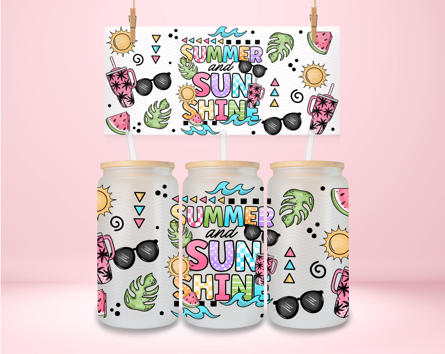 Summer and Sunshine UVDTF Wrap