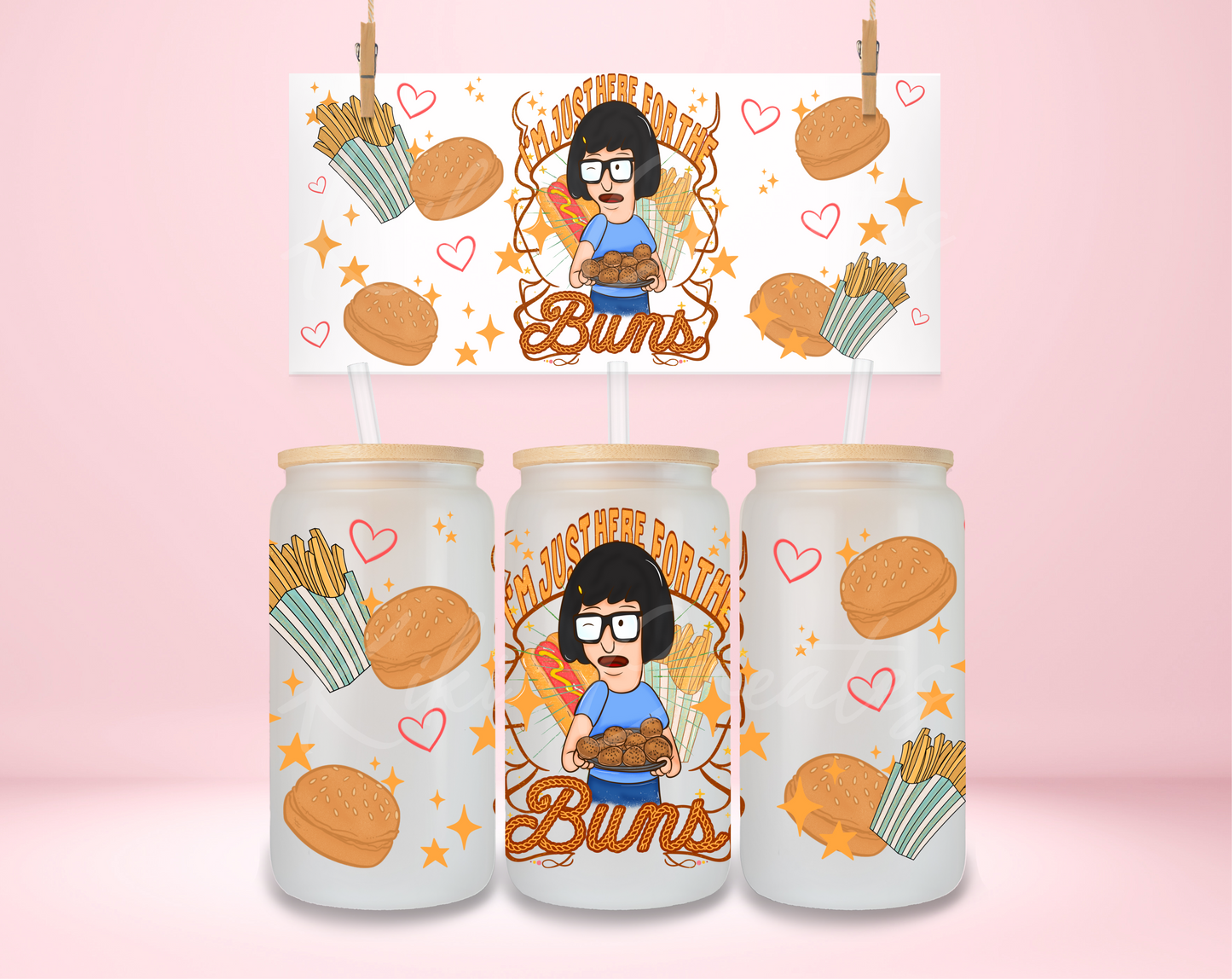 Tina Here For The Buns UVDTF Wrap