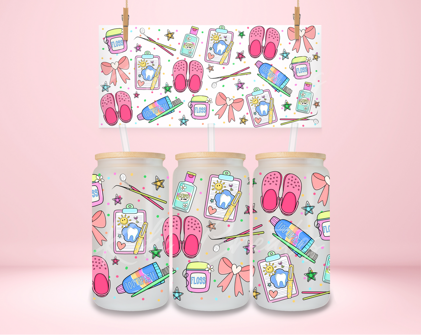 Dental Hygienist UVDTF Wrap