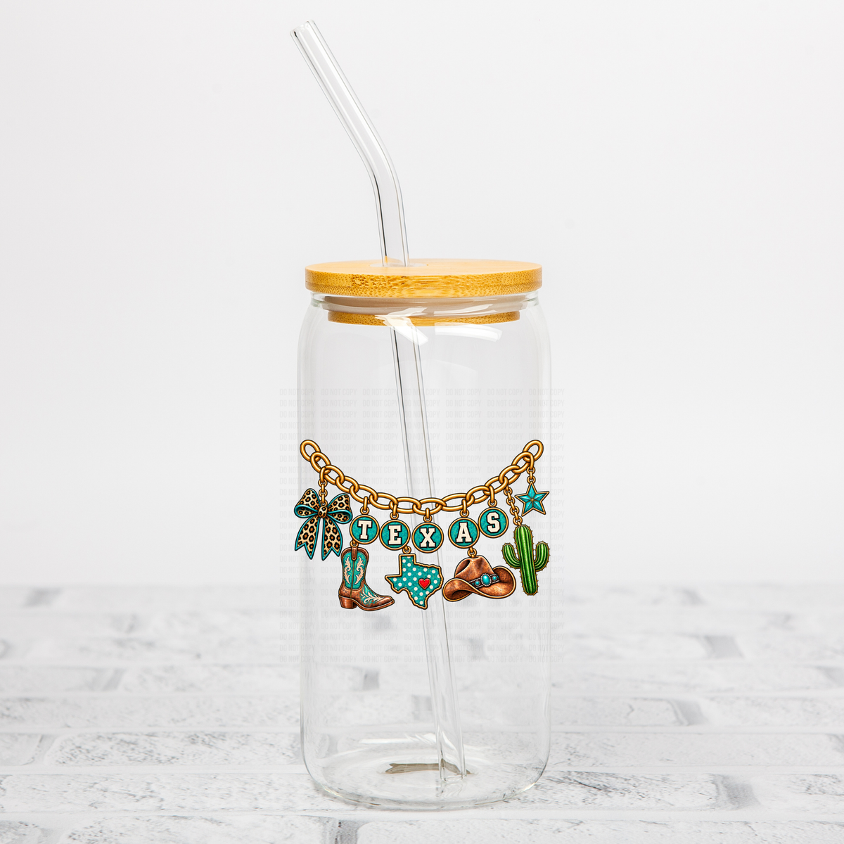 TX Charms UVDTF Decal