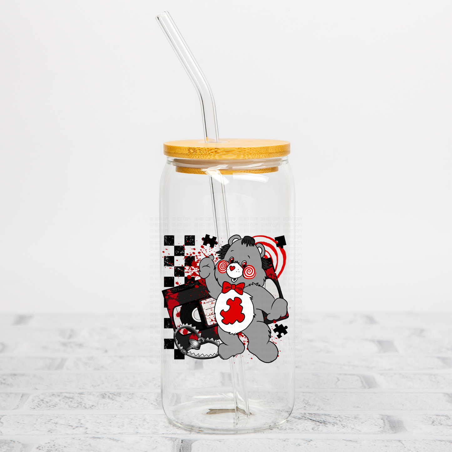 Saw Scarebear UVDTF Decal