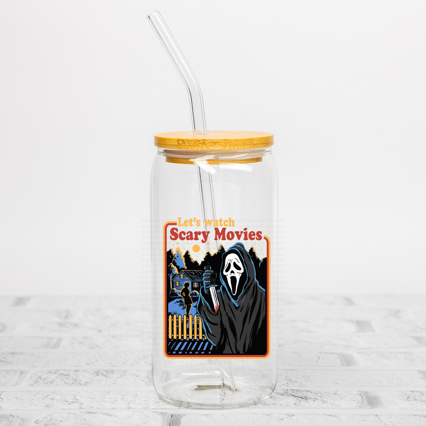 Let's Watch Scary Movies UVDTF Decal