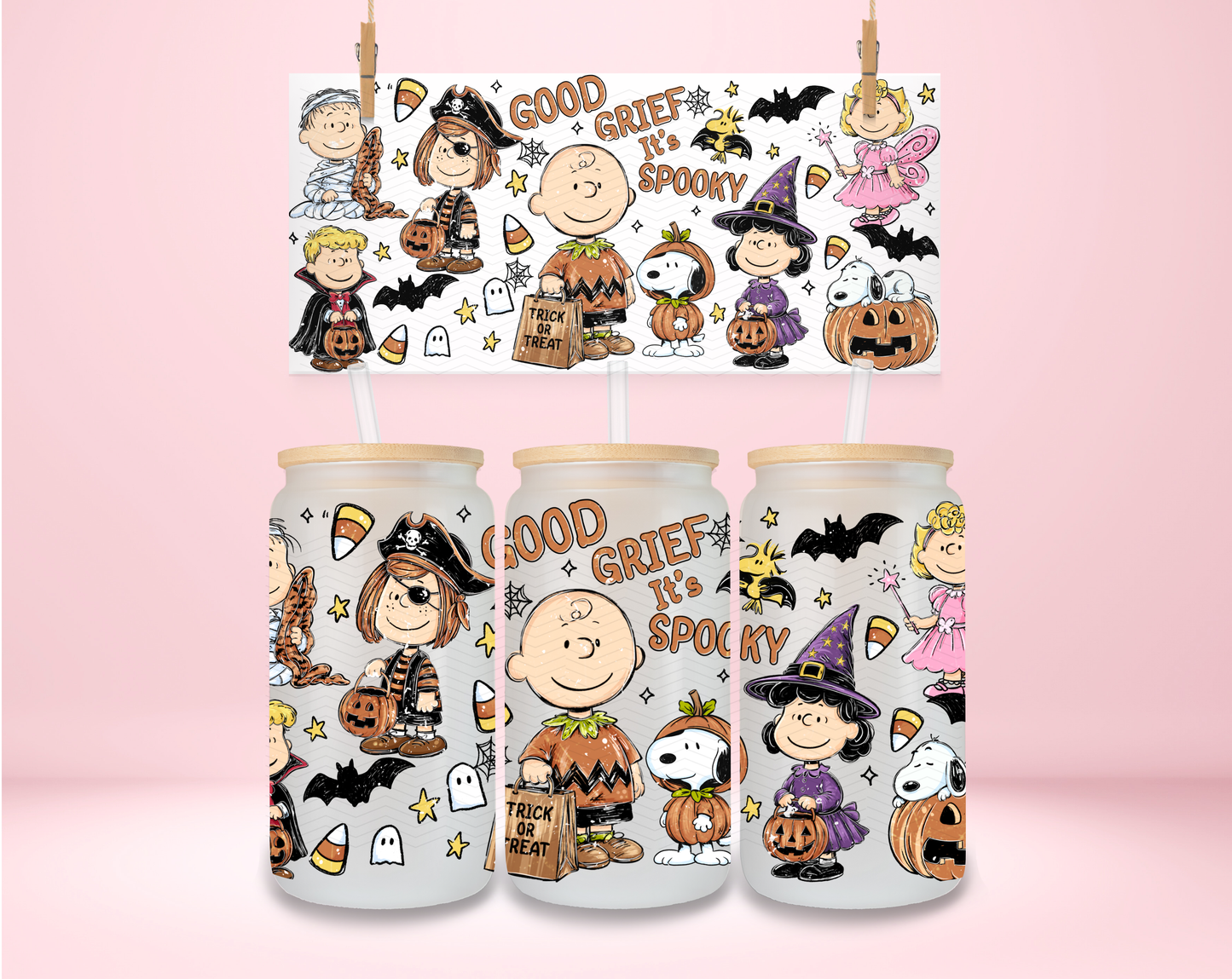 Good Greif It's Spooky UVDTF Wrap