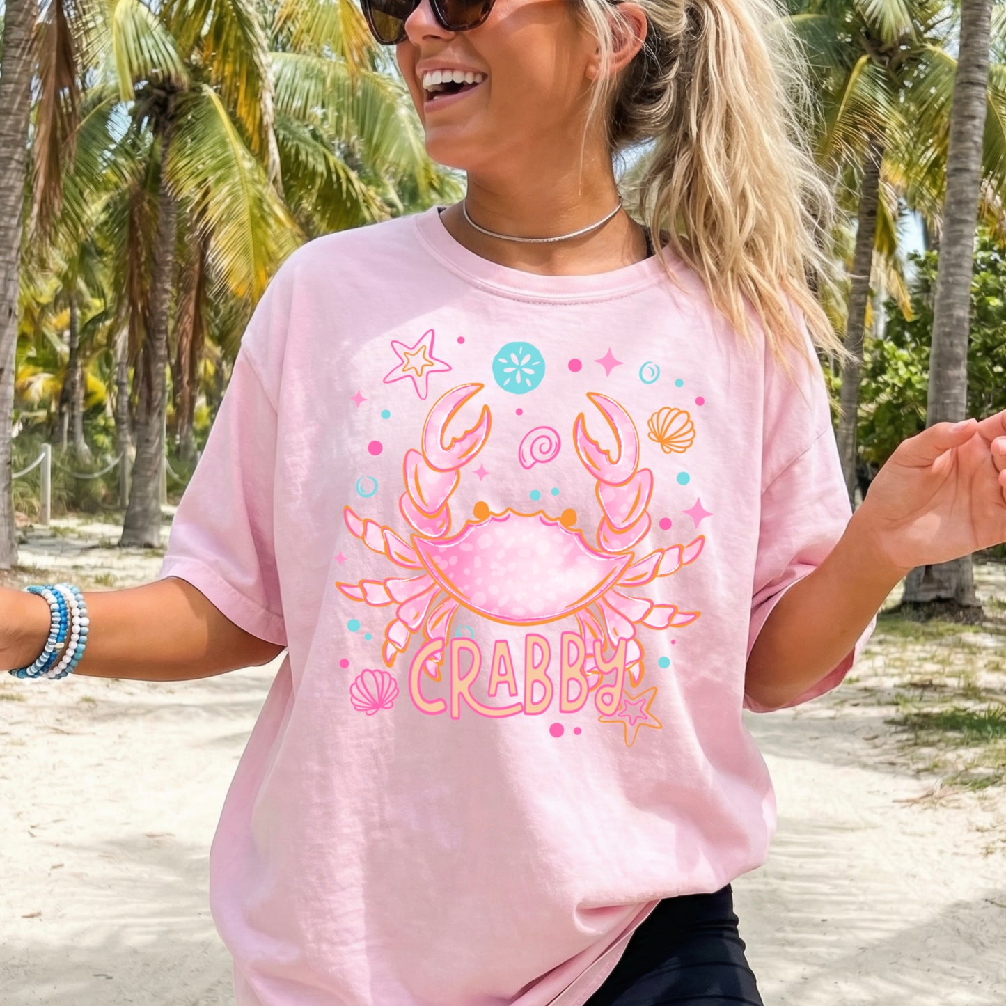 Pink Crabby DTF