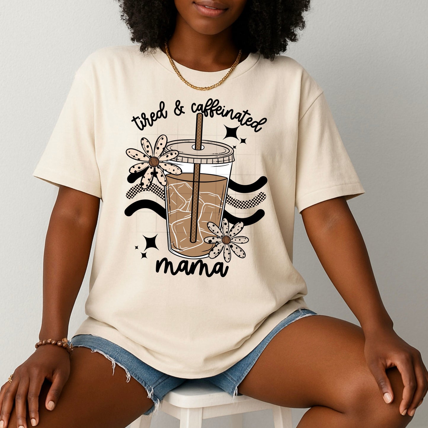 Tired and Caffeinated DTF