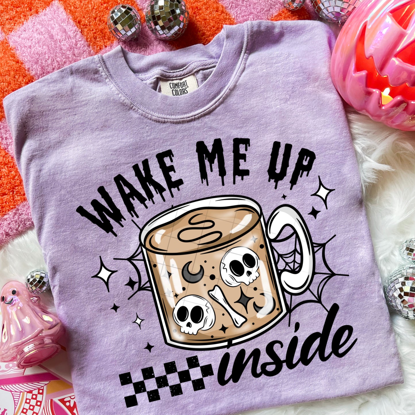 Wake Me Up Inside Coffee DTF