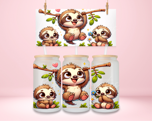 Baby Sloth UVDTF Wrap