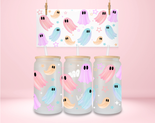Boo Pastel Ghost UVDTF Wrap