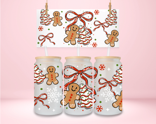 Gingerbread Tree Cake Coquette UVDTF Wrap
