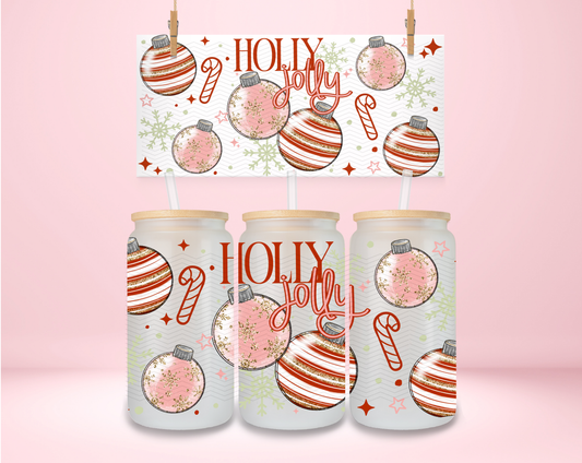 Holly Jolly Ornaments UVDTF Wrap