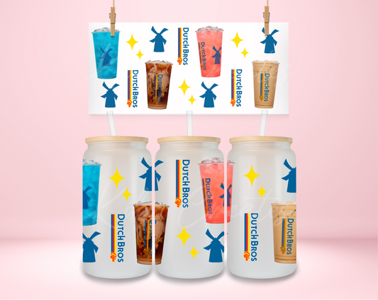 Dutch Bros Drinks UVDTF Wrap