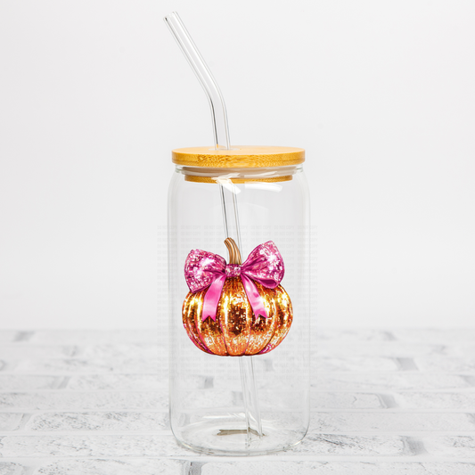 Coquette Disco Pumpkin UVDTF Decal