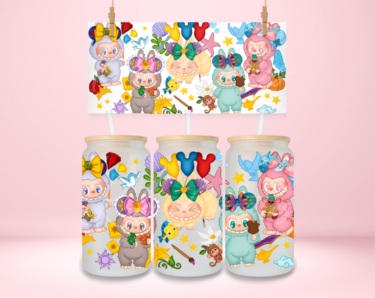 Labubu Princesses UVDTF Wrap