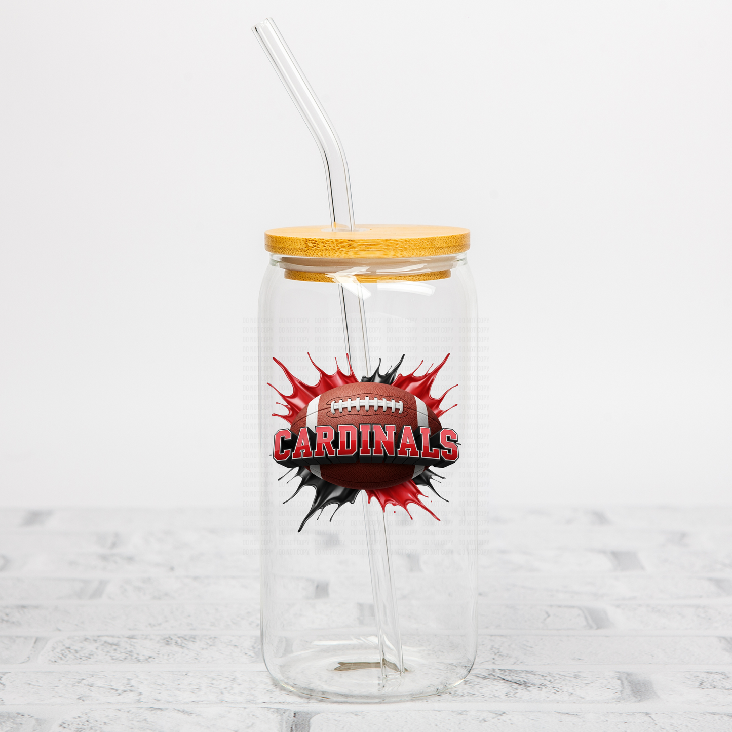 Cardinals Football UVDTF Decal