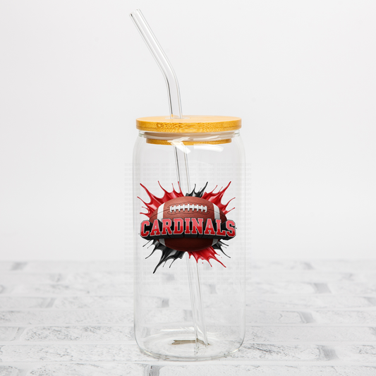 Cardinals Football UVDTF Decal