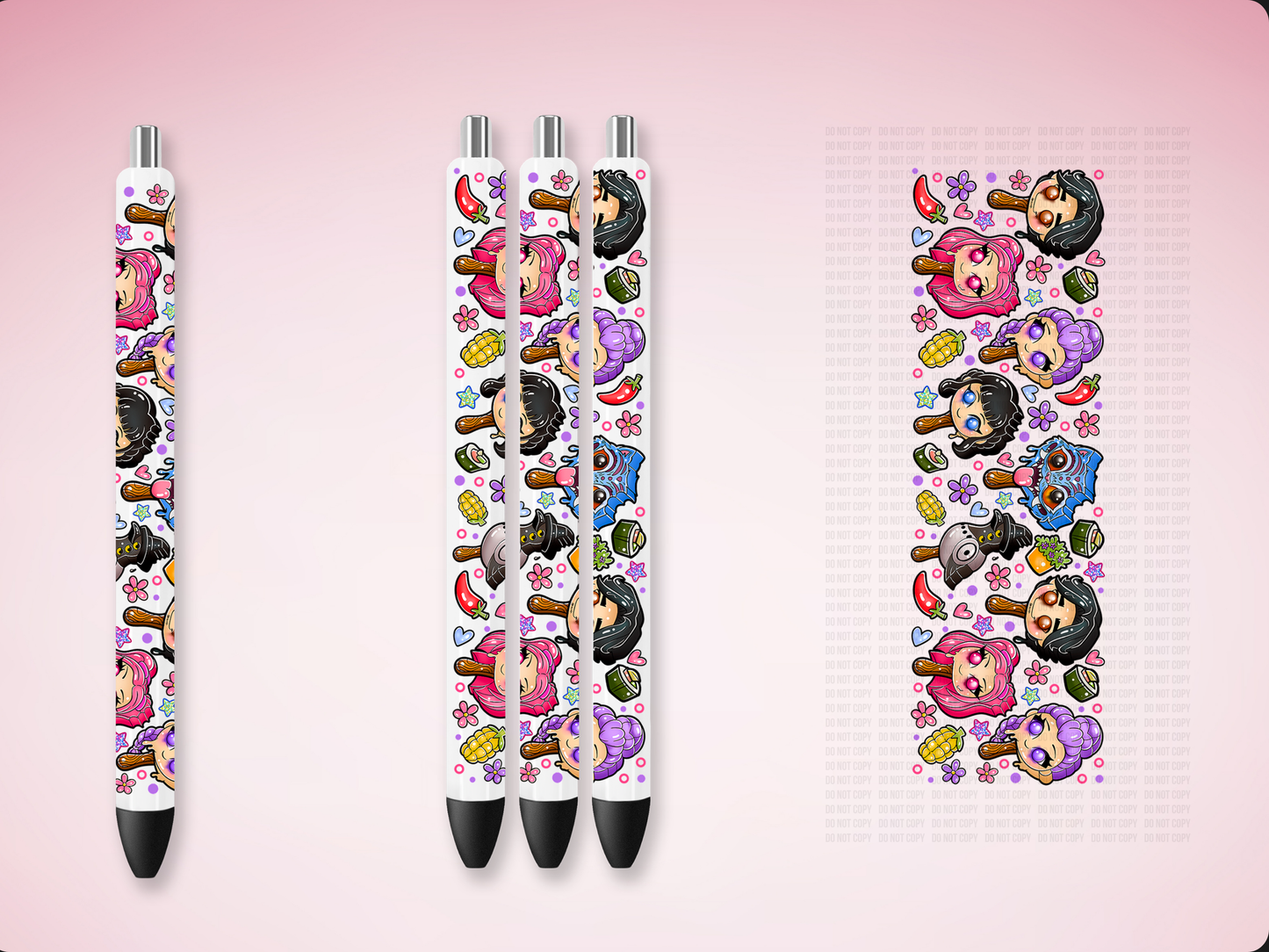 K-Pop Ice Cream Pen Wrap
