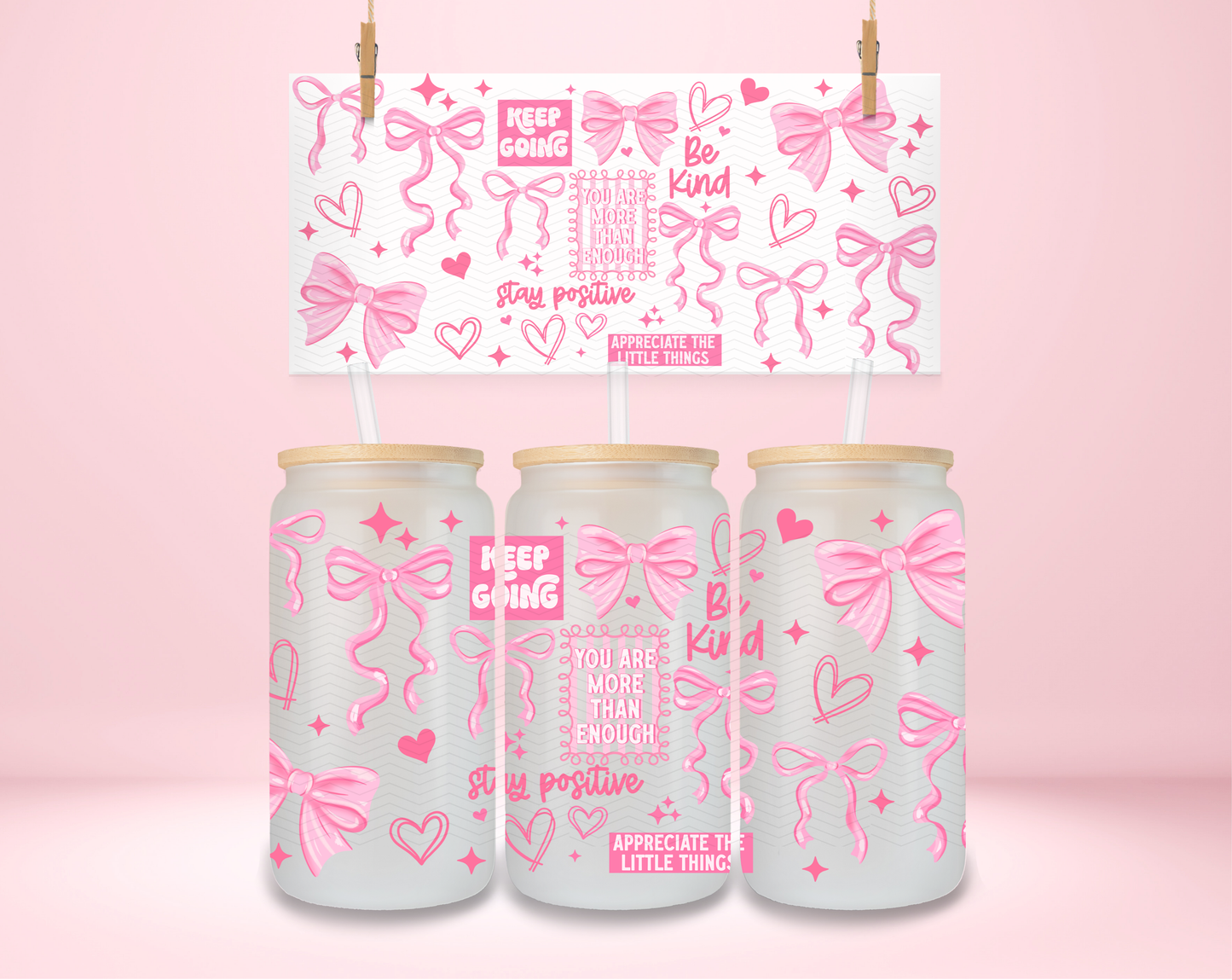 Keep Going Coquette UVDTF Wrap