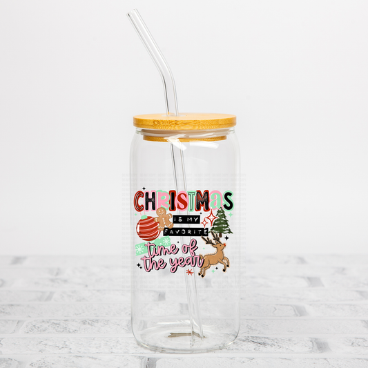 Christmas Is My Fav Time UVDTF Decal