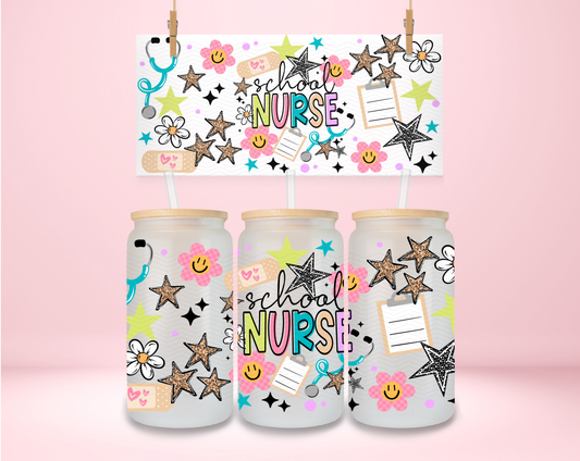 School Nurse UVDTF Wrap