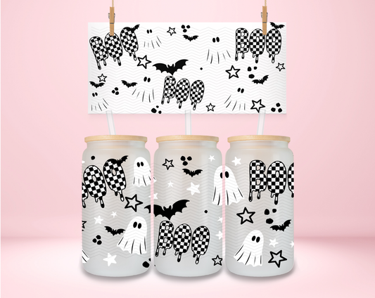 Boo Checker Ghost UVDTF Wrap