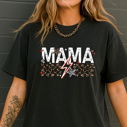Mama Leopard Checkered DTF